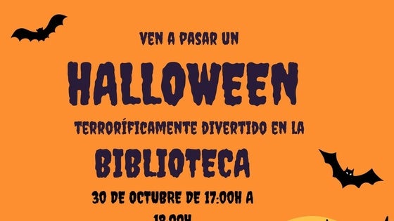 La biblioteca organiza actividades para la tarde de Halloween