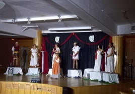 Un momento de la representación en la localidad ilipense.