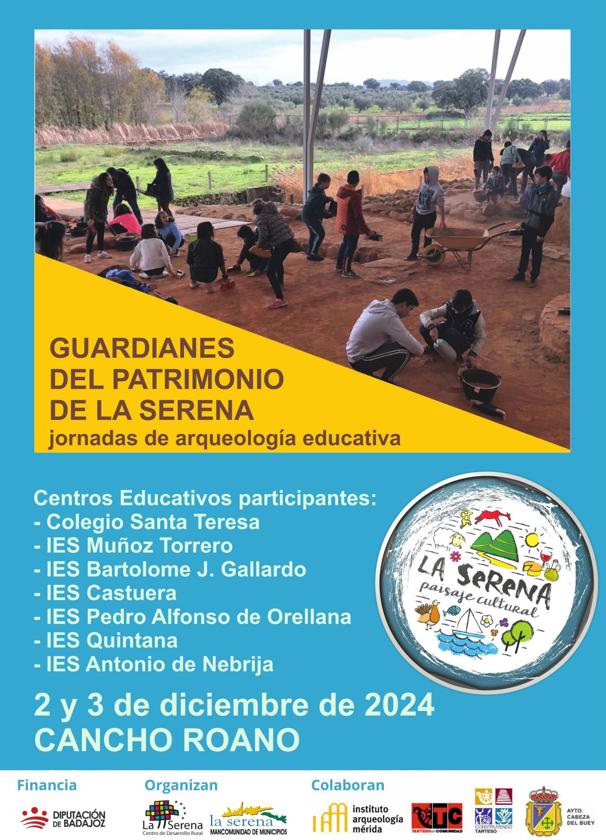 Alumnos de diferentes centros de la comarca participarán en unas jornadas arqueológicas en Cancho Roano