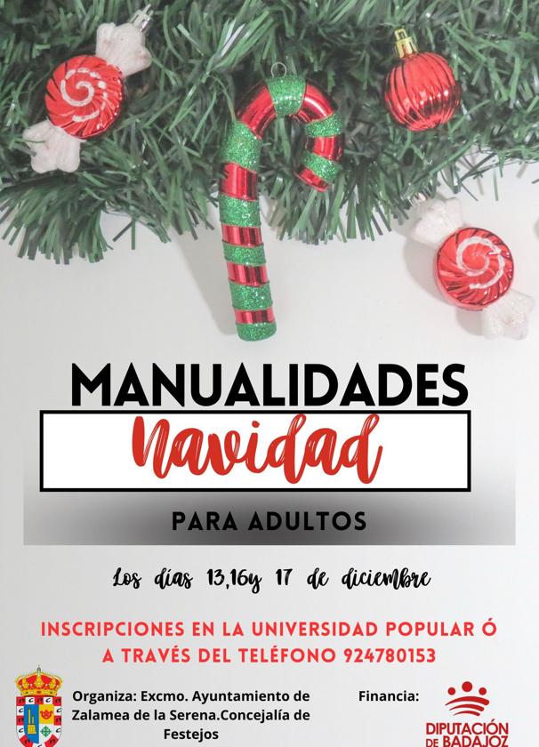 Talleres de manualidades navideñas para adultos