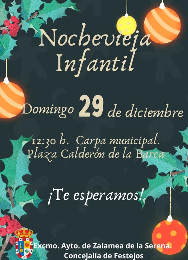 Zalamea organiza una Nochevieja Infantil