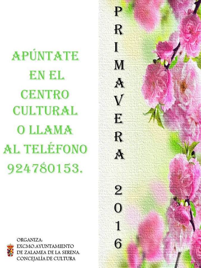 El centro cultural presenta la programación de primavera