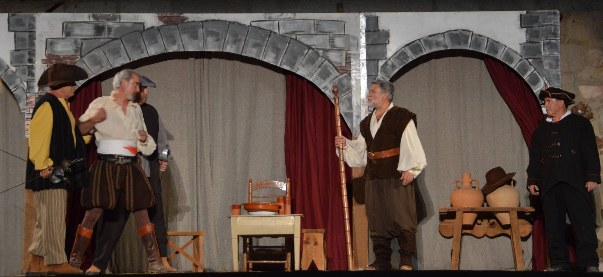 Pedro Crepo y Don Álvaro en escena M.F
