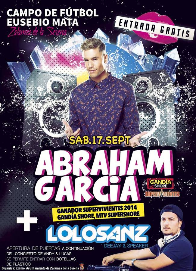 Cartel de presentación del concierto 
