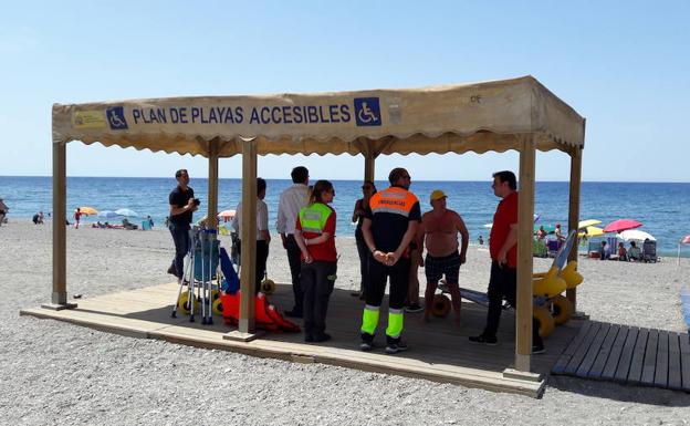 La playa del Carboncillo tendrá un 'punto accesible' para personas con diversidad funcional