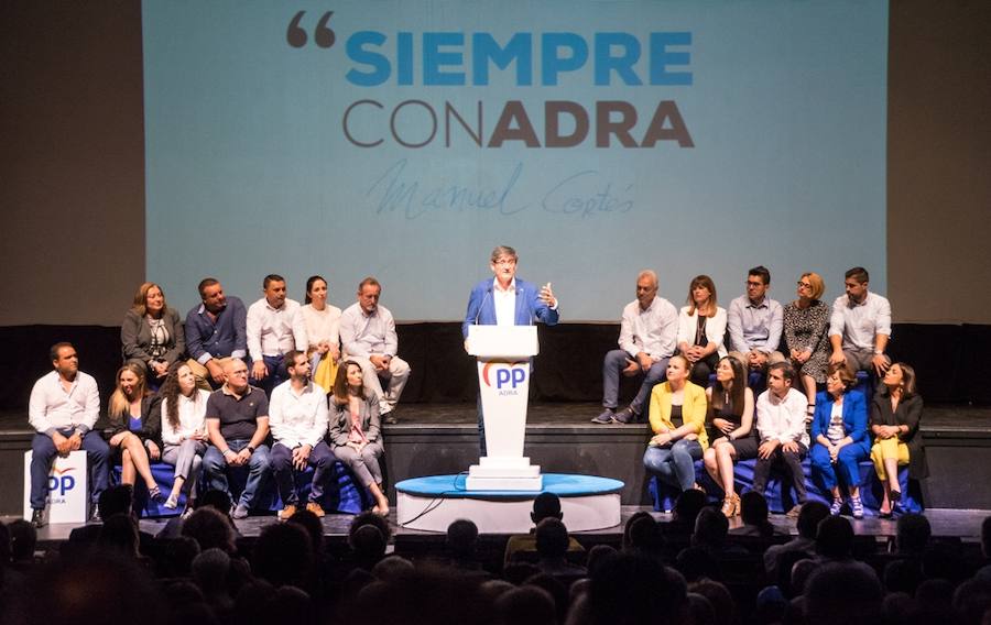 El PP pide el voto recuperar la mayoría absoluta en Adra