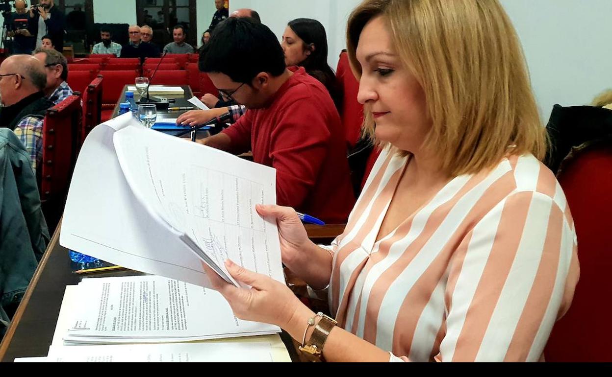 Esther Gómez, en una imagen de archivo de la anterior legislatura. 