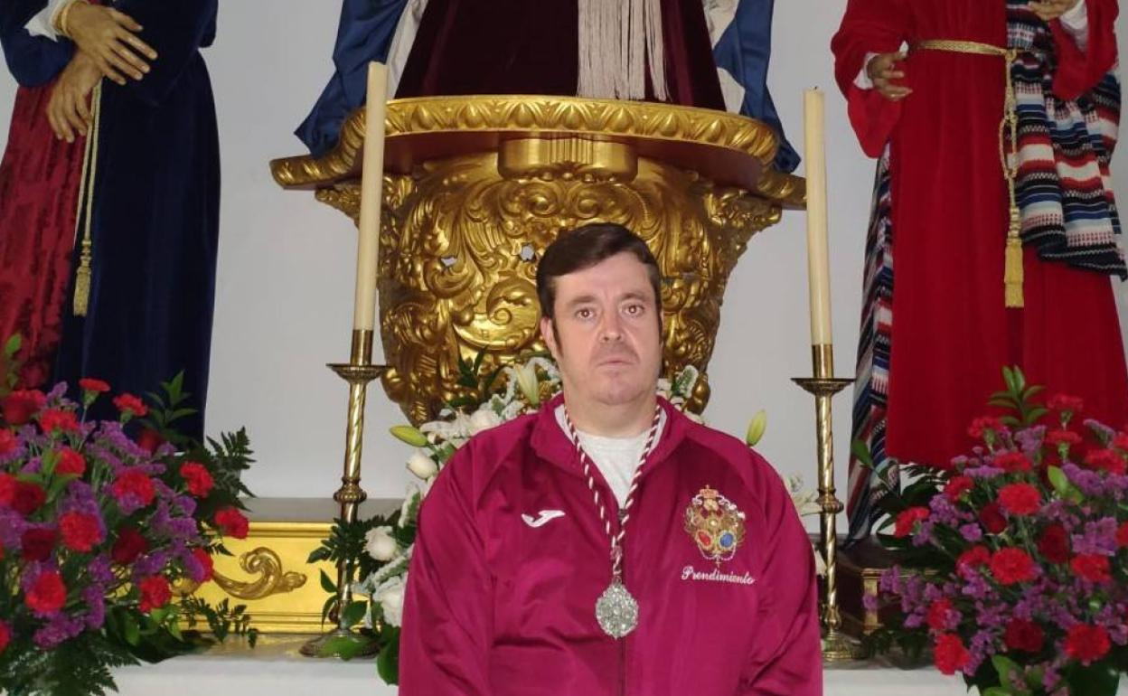 José Mariano Orozco es el hermano mayor de la Hermandad del Prendimiento. 