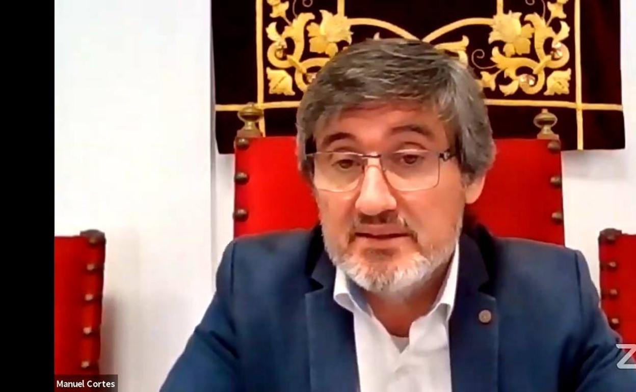 Manuel Cortés, alcalde de Adra. 