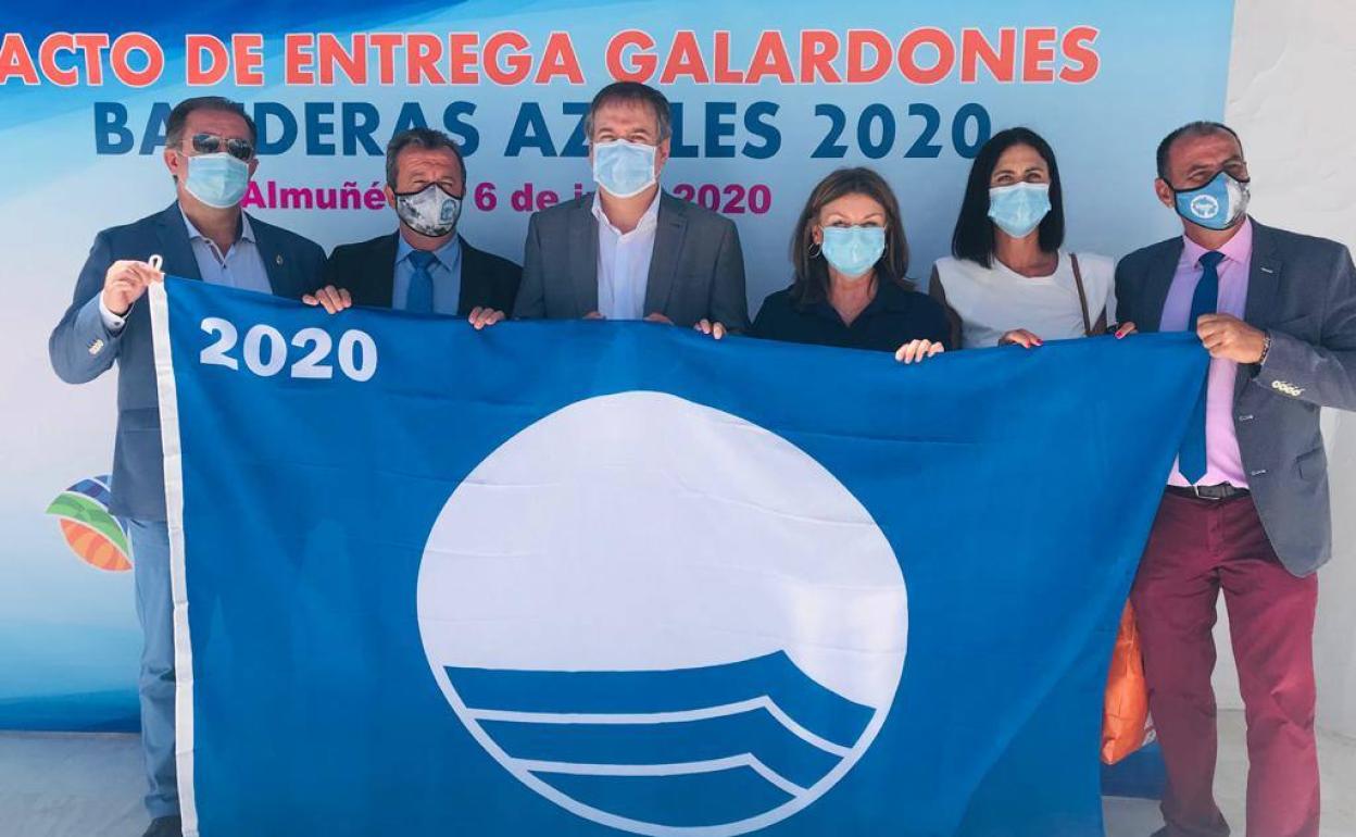 La edil de Playas ha asistido al acto de entrega, celebrado en Almuñécar. 