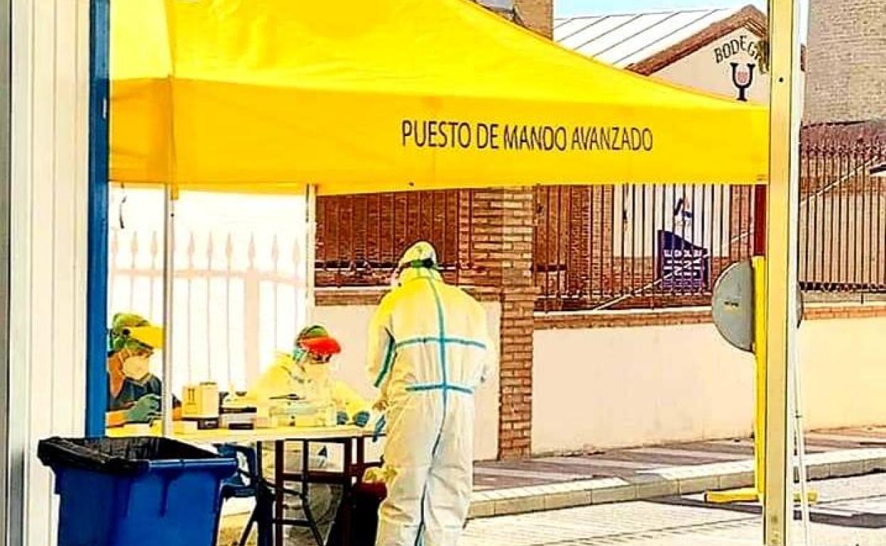 Puesto «autocovid». 
