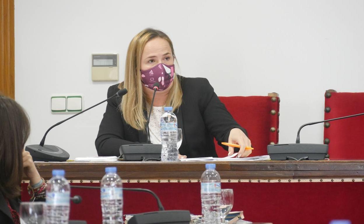 Alicia Heras, edil de Hacienda. 
