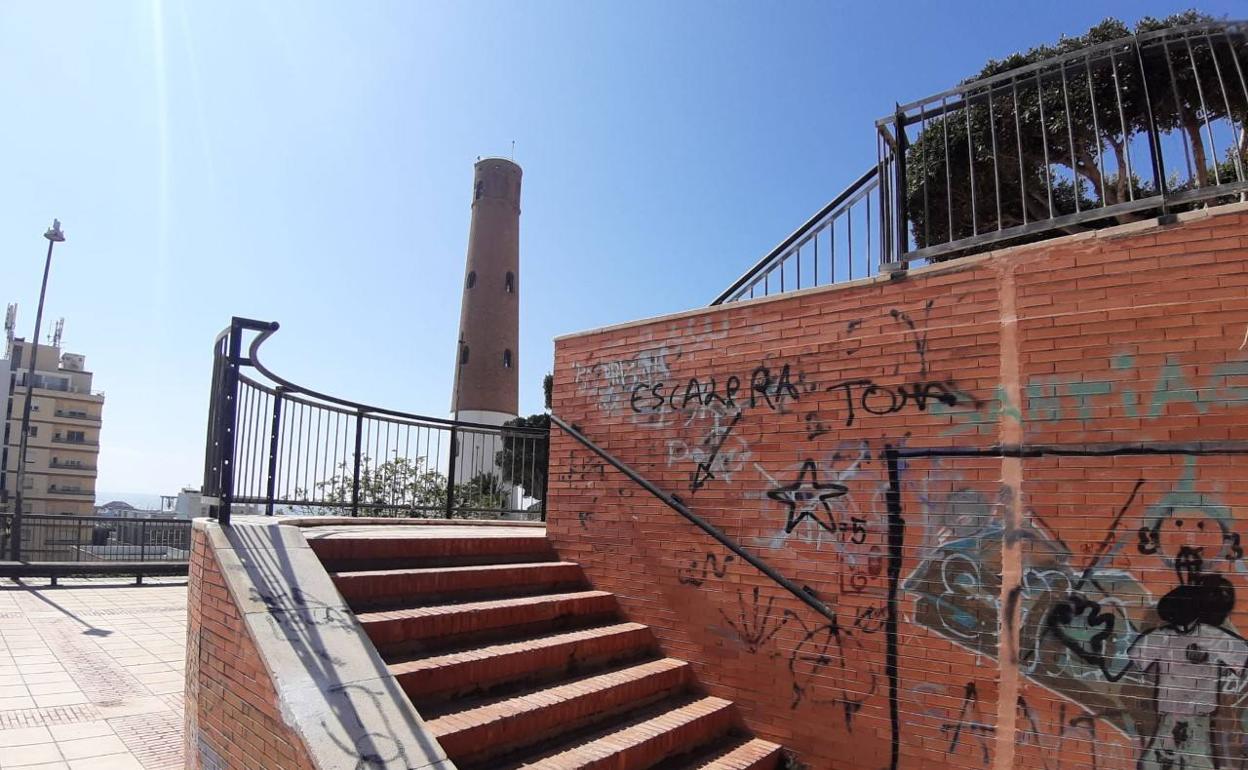 Pintadas en el entorno de la Torre de los Perdigones. 
