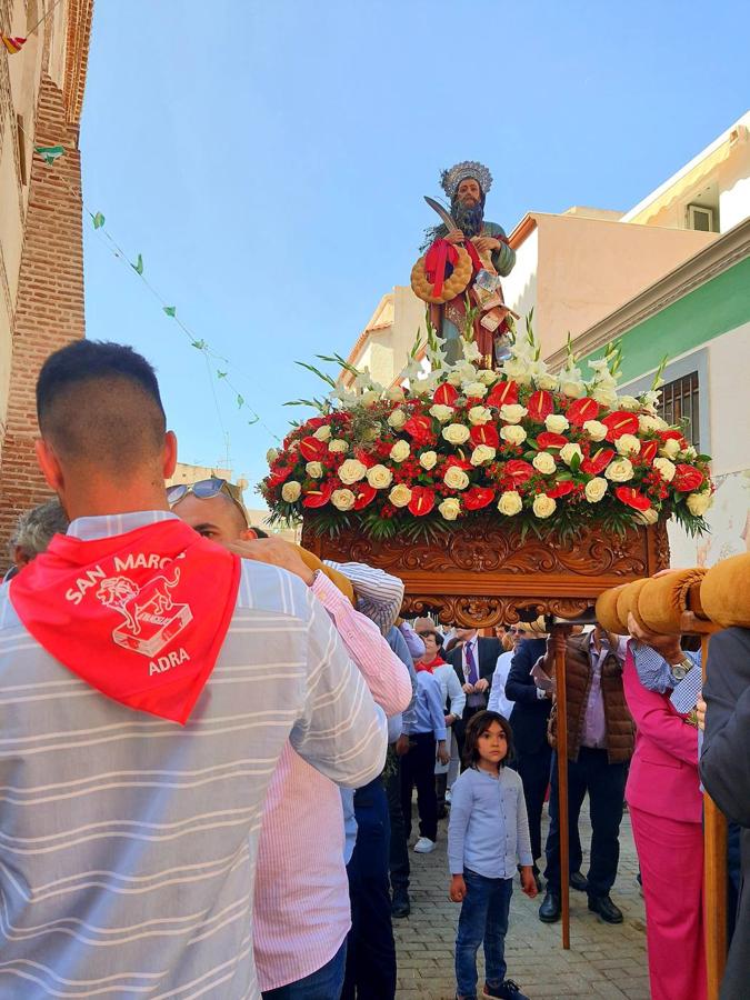 Fotos: San Marcos vuelve a desfilar en procesión en su día grande
