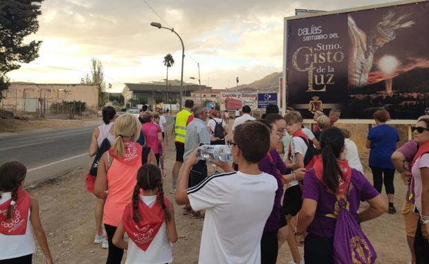 «Multitudinaria» peregrinación a Dalías tras dos años de restricciones por la covid-19