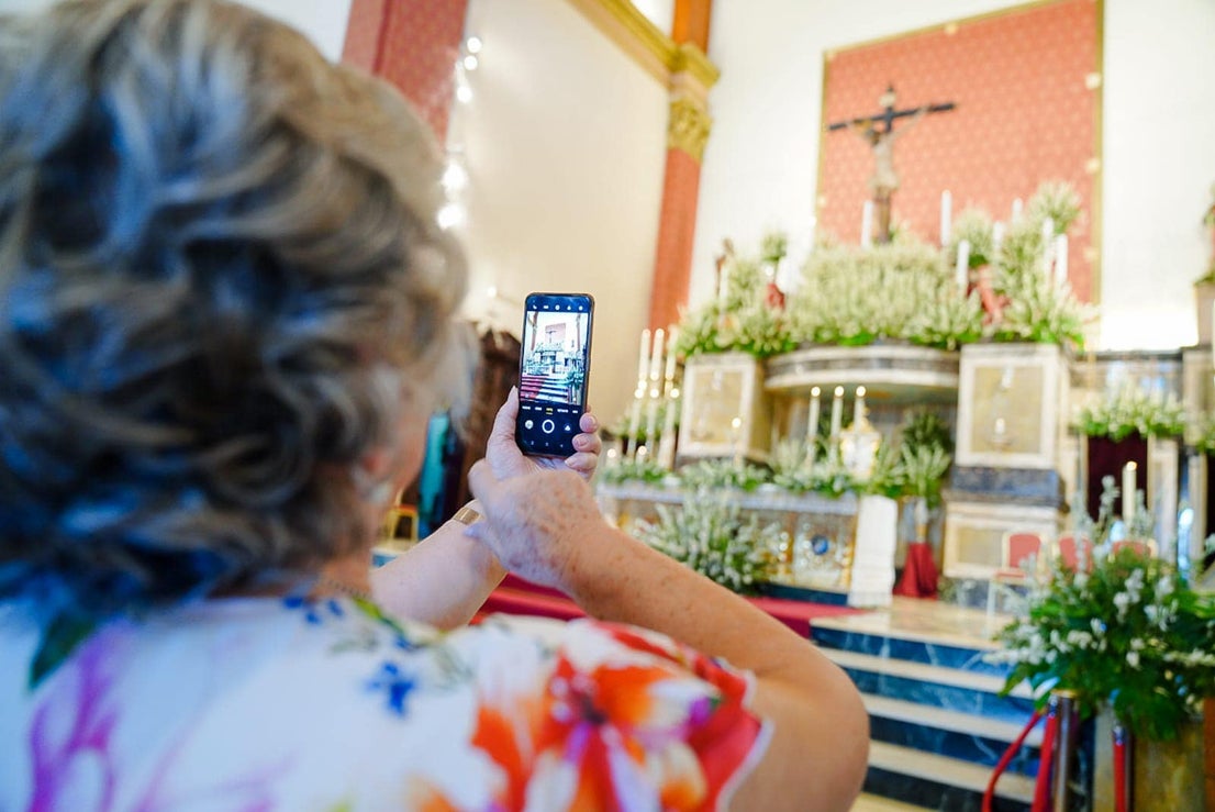 Fotos: El Cristo de la Luz ya está en su trono