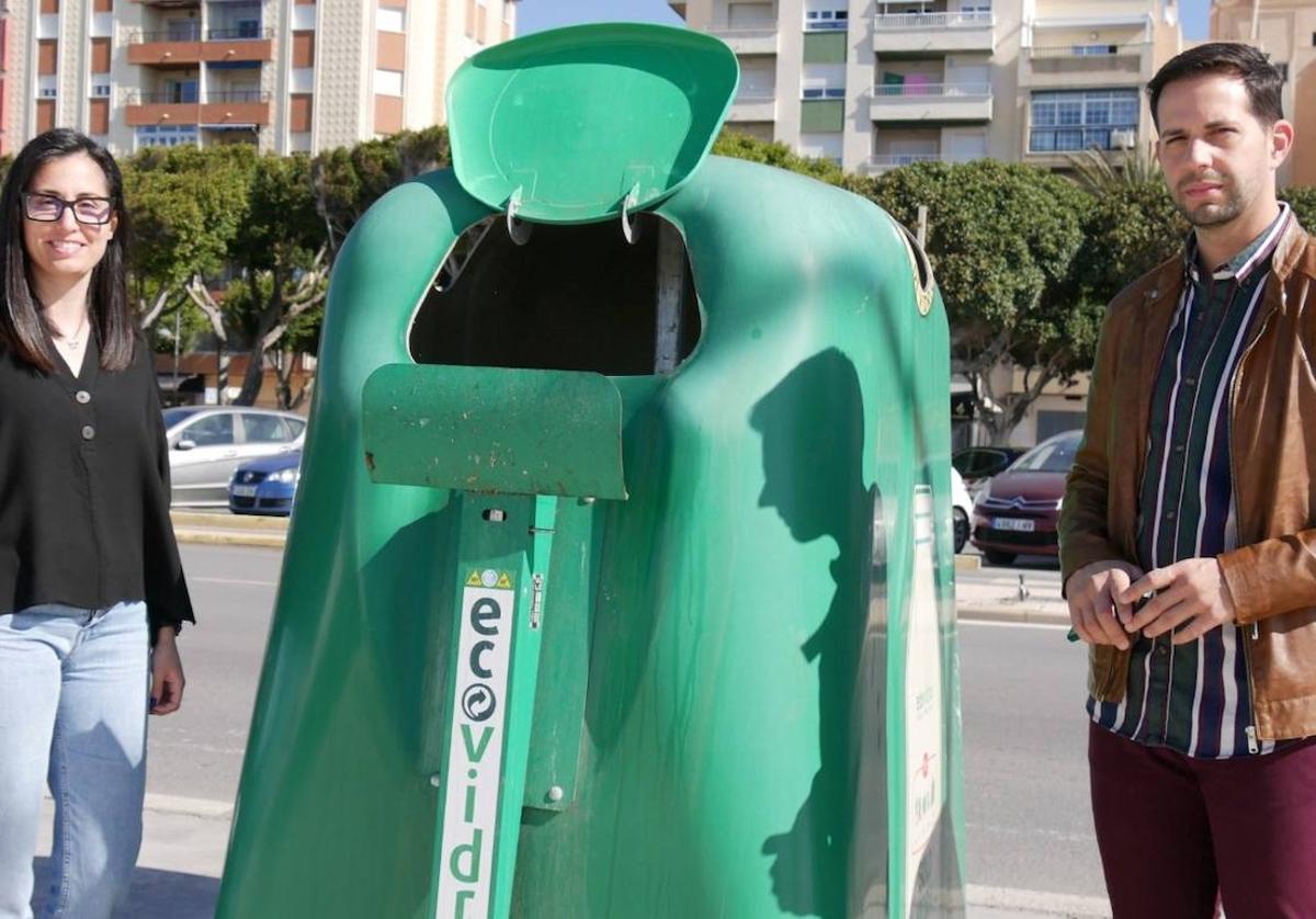 Los abderitanos reciclan más vidrio
