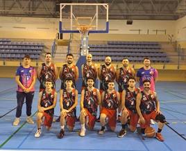 Equipo senior del CD Baloncesto Adra.