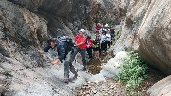 Vía ferrata en las Estrechuras