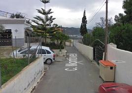 Calle Montivel de Alcaudique, donde se han producido los hechos