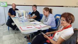 La participación, por debajo de la mitad a las seis de la tarde