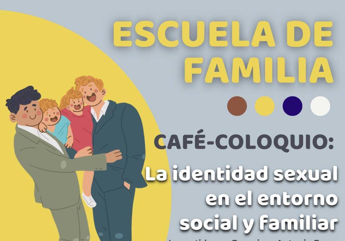 Colega imparte una charla sobre identidad sexual