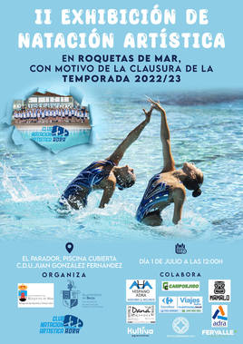 La natación artística clausura la temporada en Roquetas
