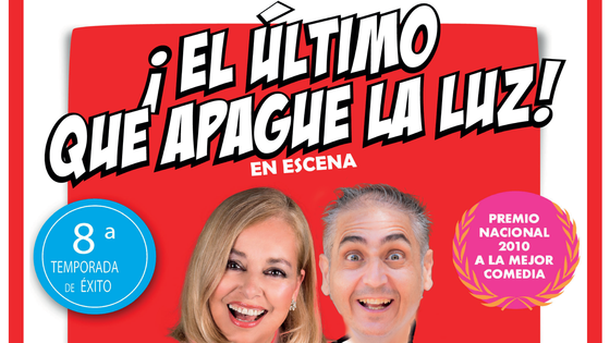 Emma Ozores y Rubén Torres llegan a Adra este viernes con la comedia 'El último que apague la luz'