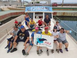 Alumnos del Centro Ocupacional de Adra.