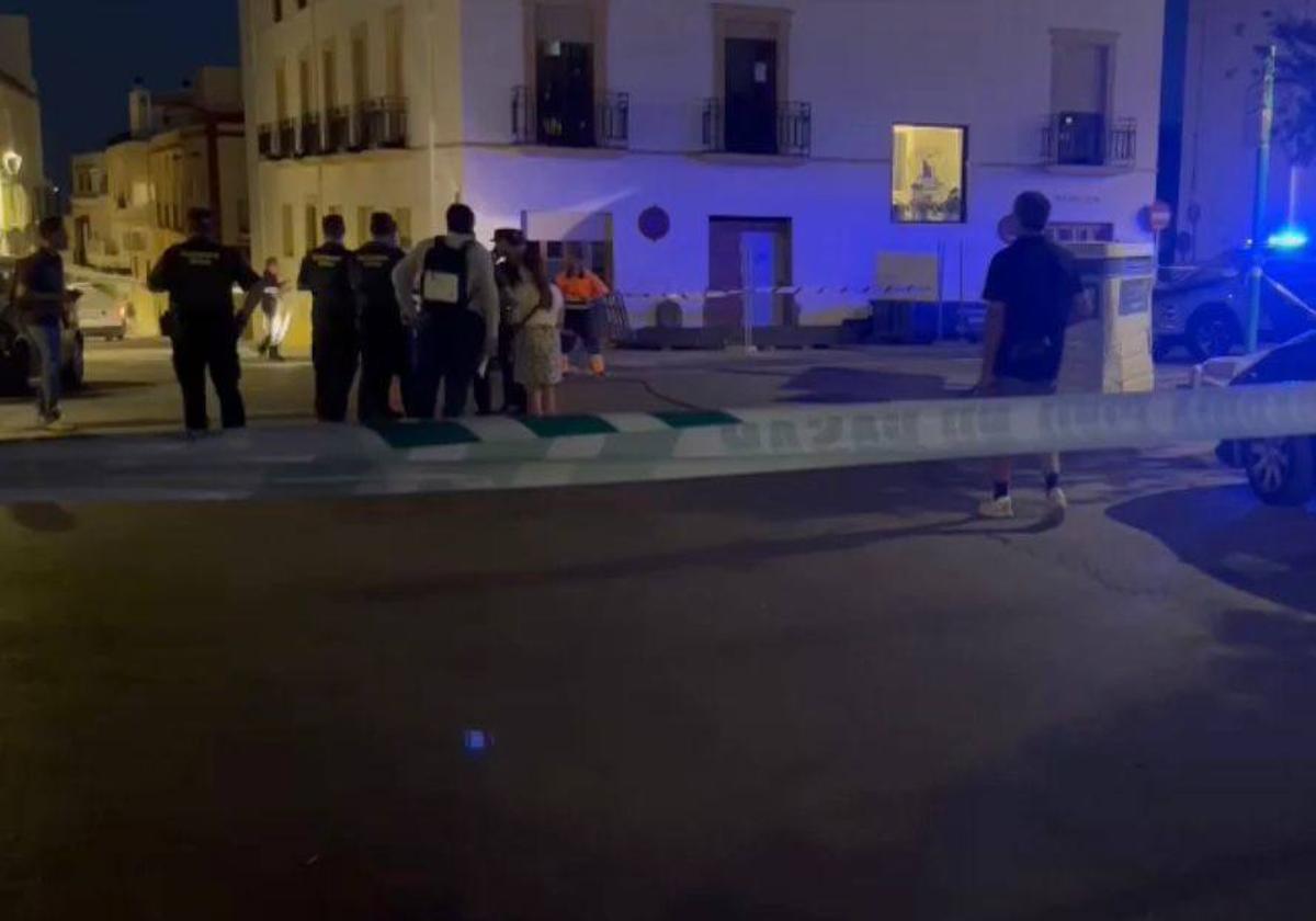 Escenario del crimen de María en Dalías.