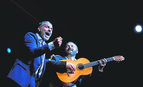 Pedro El Granaíno y Rancapino Chico, en el Festival Cante Grande Ciudad de Adra