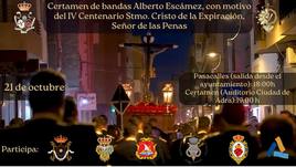 Cinco bandas se dan cita en el certamen Alberto Escámez de Adra