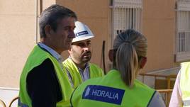 Las obras en la calle Escolares de Puente del Río, a punto de concluir
