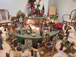 Mercedes Lirola, premio al belén «mejor elaborado» de Dalías