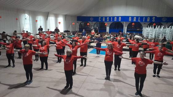 Dalías celebra con taichí el Año Nuevo Chino