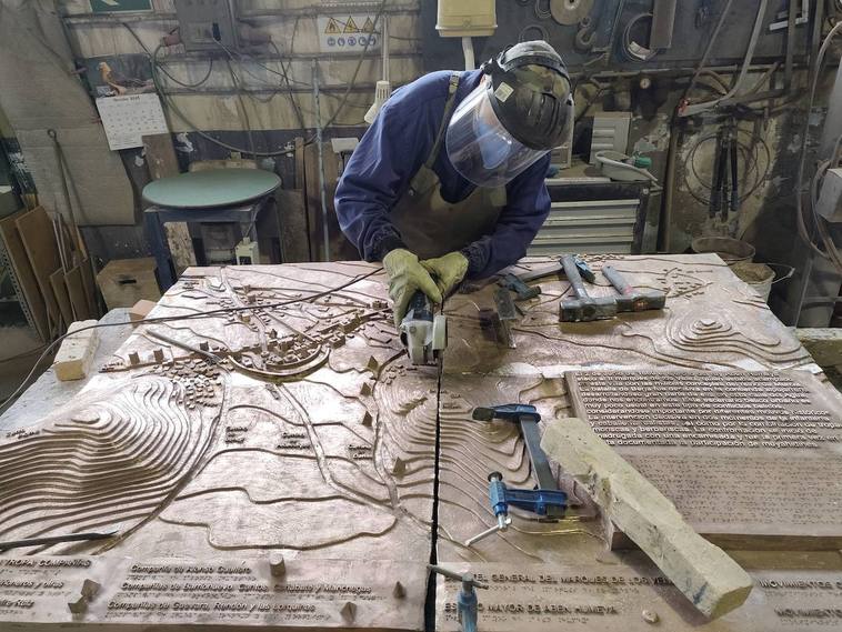 Berja completa su museo histórico con un relieve de la Batalla de 1569