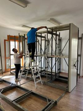 Dalías traslada su archivo municipal a la Casa de la Cultura