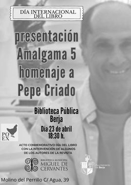Berja conmemora el Día Internacional del Libro y homenajea a Pepe Criado