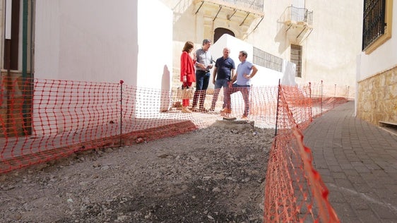 La calle Estrella, en obras