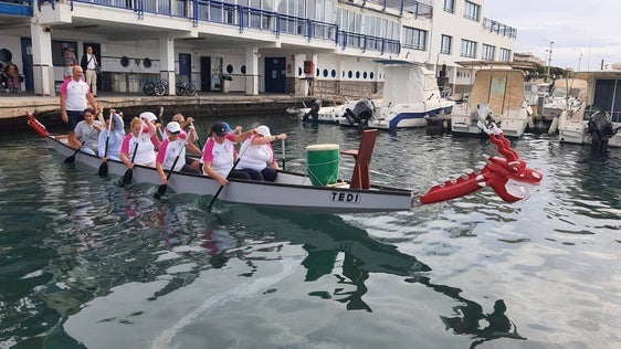 Adra, presente en el Campeonato Andaluz de Dragon Boat en Sevilla