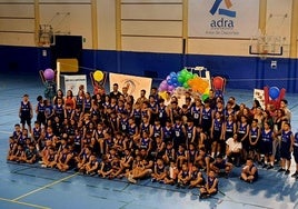 Acto de clausura de la temporada, el pasado domingo, en el Pabellón Municipal.