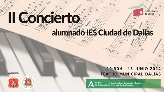 Alumnado de Música del IES Ciudad de Dalías ofrece un concierto