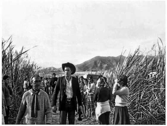 Las Albuferas de Adra, plató de cine para Alain Delon