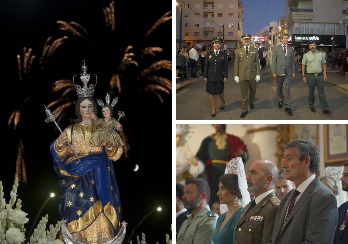 La ciudad de Adra honra a su patrona la Virgen del Mar en la tercera jornada de la Feria y Fiestas 2024