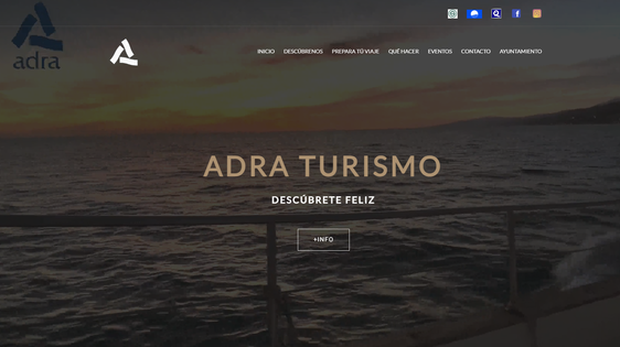 Adra avanza en su estrategia de promoción turística estrenando nueva web