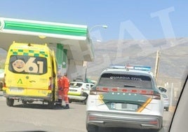 Guardia Civil y profesionales de 061 se encuentran en la zona.