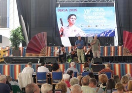Un momento del XLII Festival de Música Tradicional de la Alpujarra en Berja.