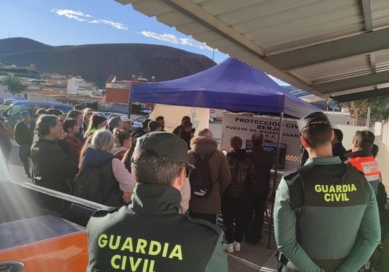 Imagen de la pasada batida de búsqueda en febrero.