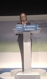 La ministra de Fomento, Ana Pastor, en Adra