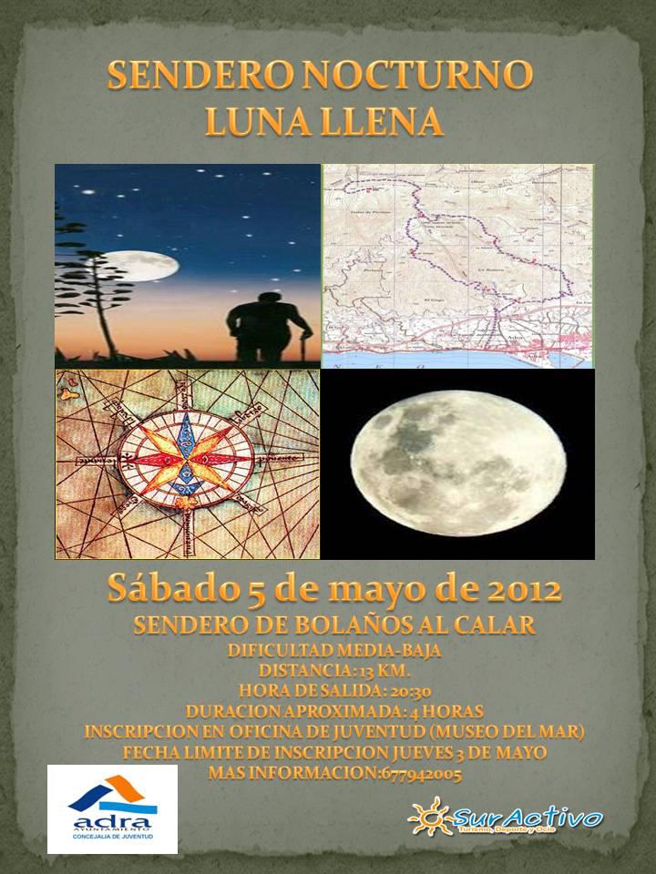 Senderismo nocturno en Adra